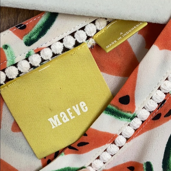 Maeve watermelon too, size 4, Anthropologie! - Picture 2 of 3